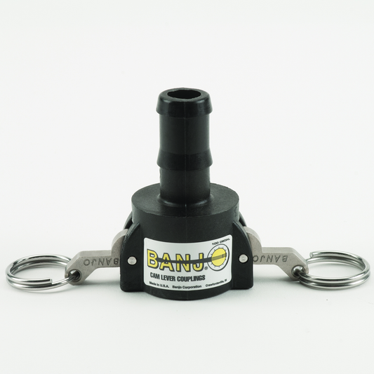 PP Adapter 3/4-inch FQDC X 3/4-inch HB | 075C | Banjo Corporation | Category-Adapter, Connector Type-Female QDC, Connector Type-HB