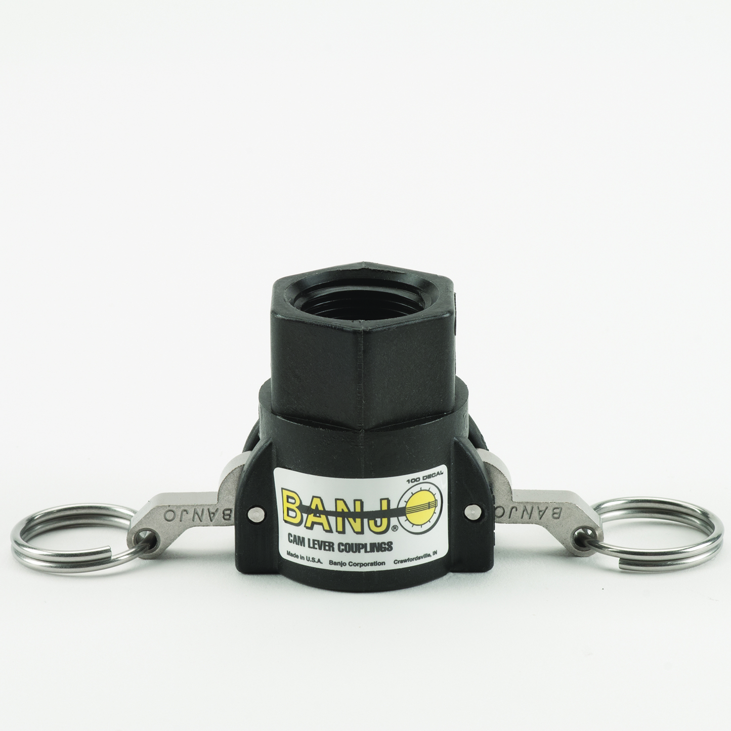 PP Adapter 3/4-inch FQDC X 3/4-inch FNPT | 075D | Banjo Corporation | Category-Adapter, Connector Type-Female NPT, Connector Type-Female QDC