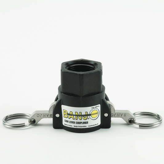 PP Adapter 3/4-inch FQDC X 3/4-inch FNPT | 075D | Banjo Corporation | Category-Adapter, Connector Type-Female NPT, Connector Type-Female QDC