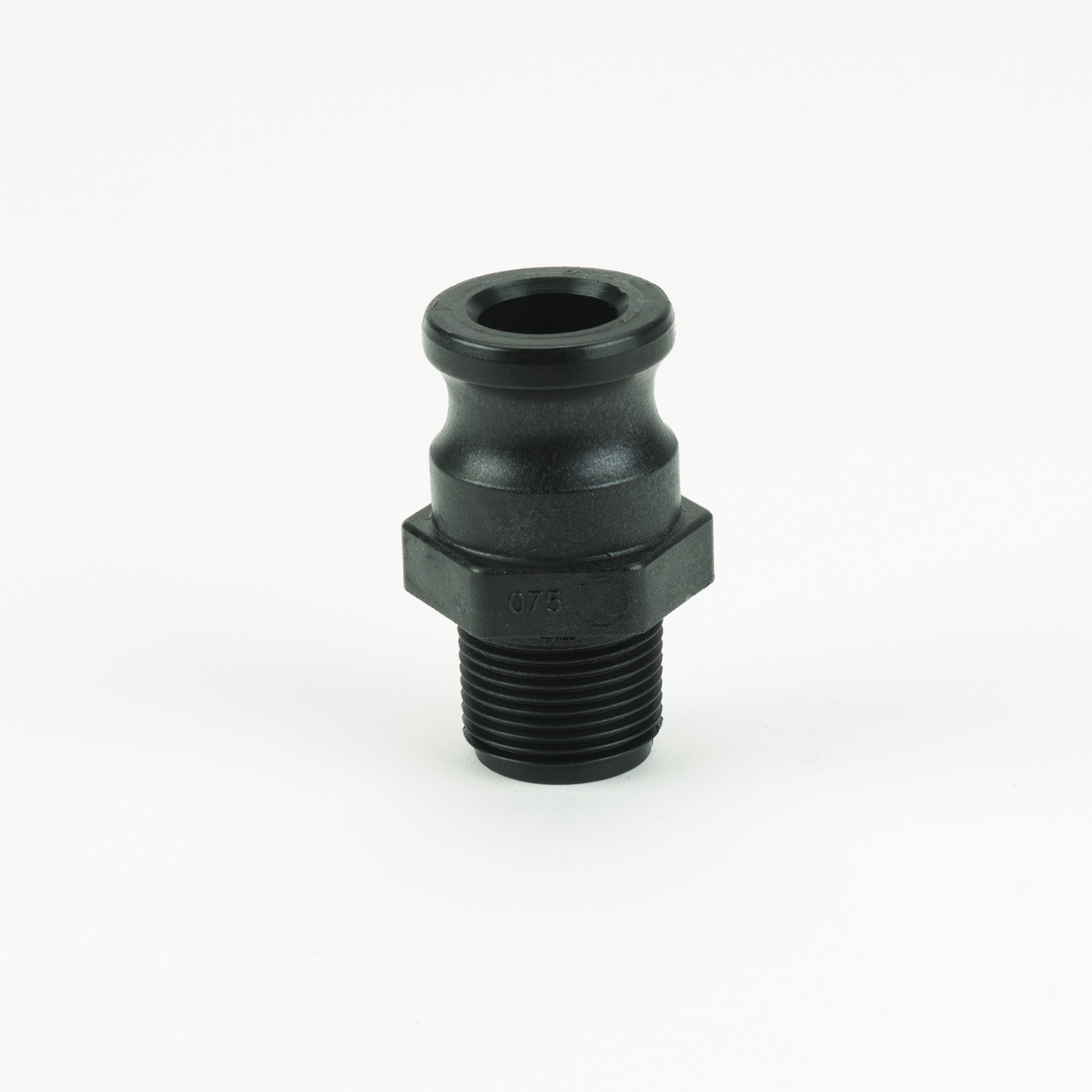 PP Adapter 3/4-inch MQDC X 3/4-inch MNPT | 075F | Banjo Corporation | Category-Adapter, Connector Type-Male NPT, Connector Type-Male QDC