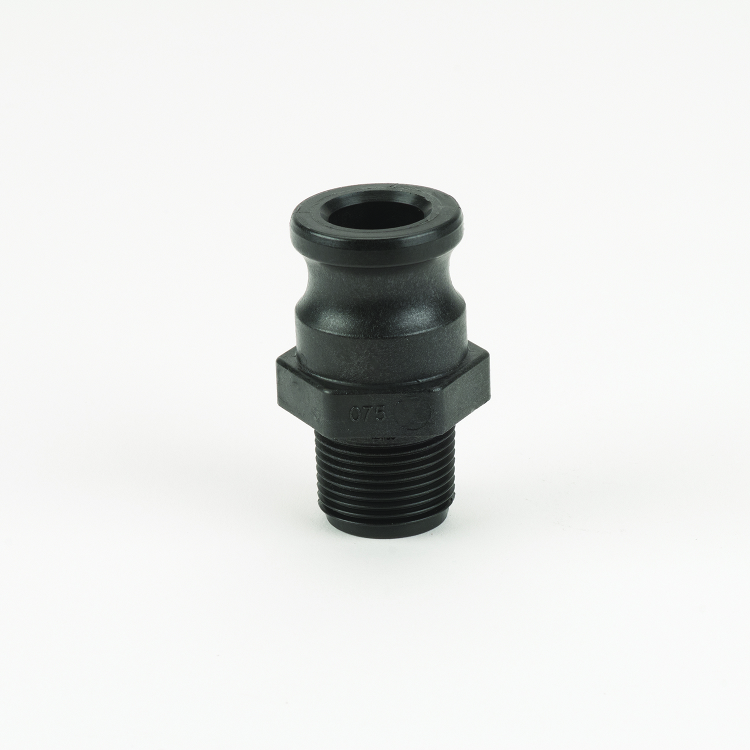 PP Adapter 3/4-inch MQDC X 3/4-inch MNPT | 075F | Banjo Corporation | Category-Adapter, Connector Type-Male NPT, Connector Type-Male QDC