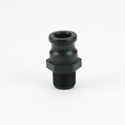 PP Adapter 3/4-inch MQDC X 3/4-inch MNPT | 075F | Banjo Corporation | Category-Adapter, Connector Type-Male NPT, Connector Type-Male QDC
