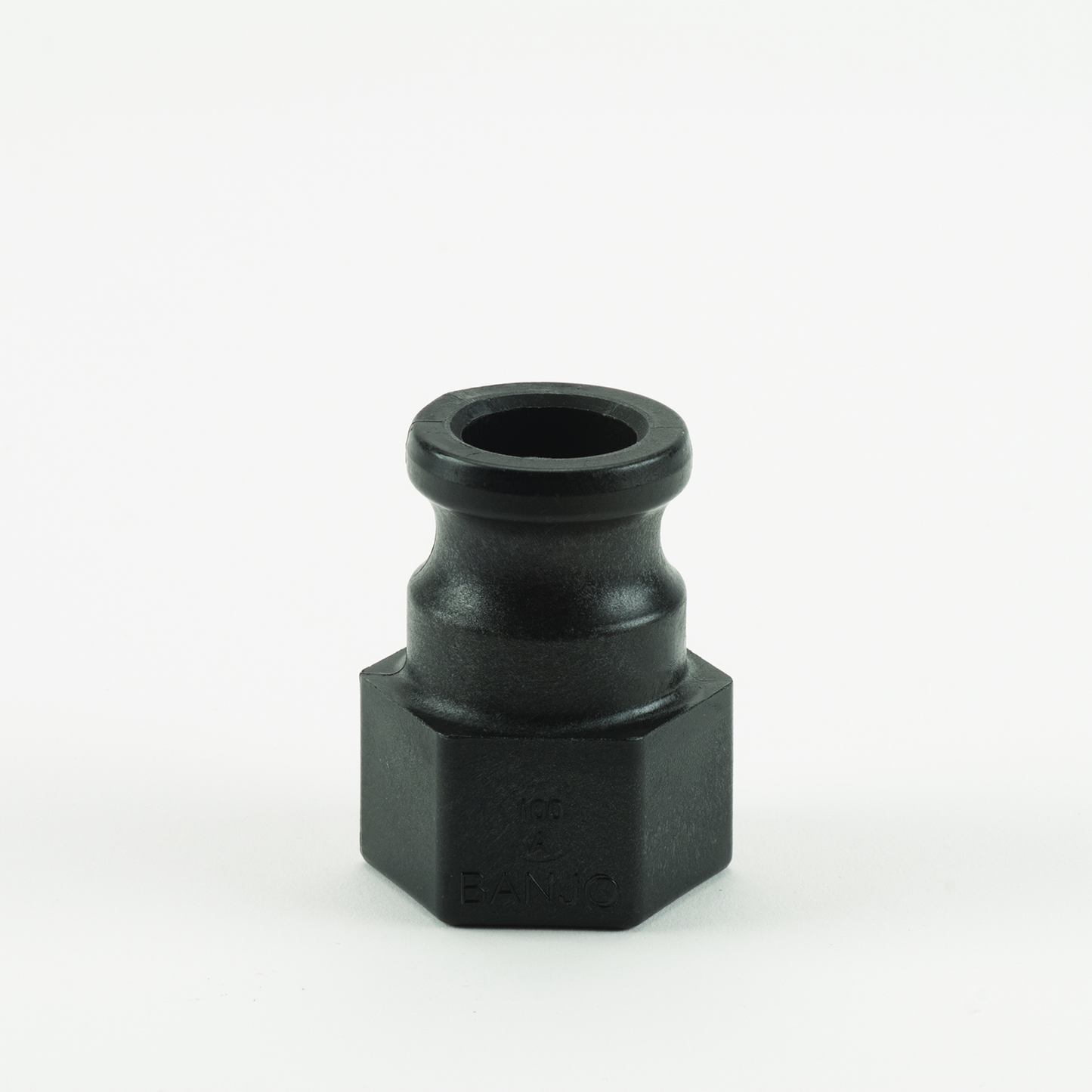 PP Adapter 1-inch MQDC X 1-inch FNPT | 100A | Banjo Corporation | Category-Adapter, Connector Type-Female NPT, Connector Type-Male QDC