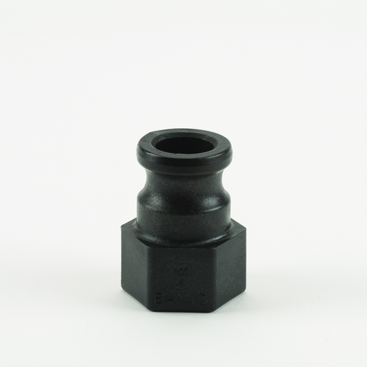 PP Adapter 1-inch MQDC X 1-inch FNPT | 100A | Banjo Corporation | Category-Adapter, Connector Type-Female NPT, Connector Type-Male QDC