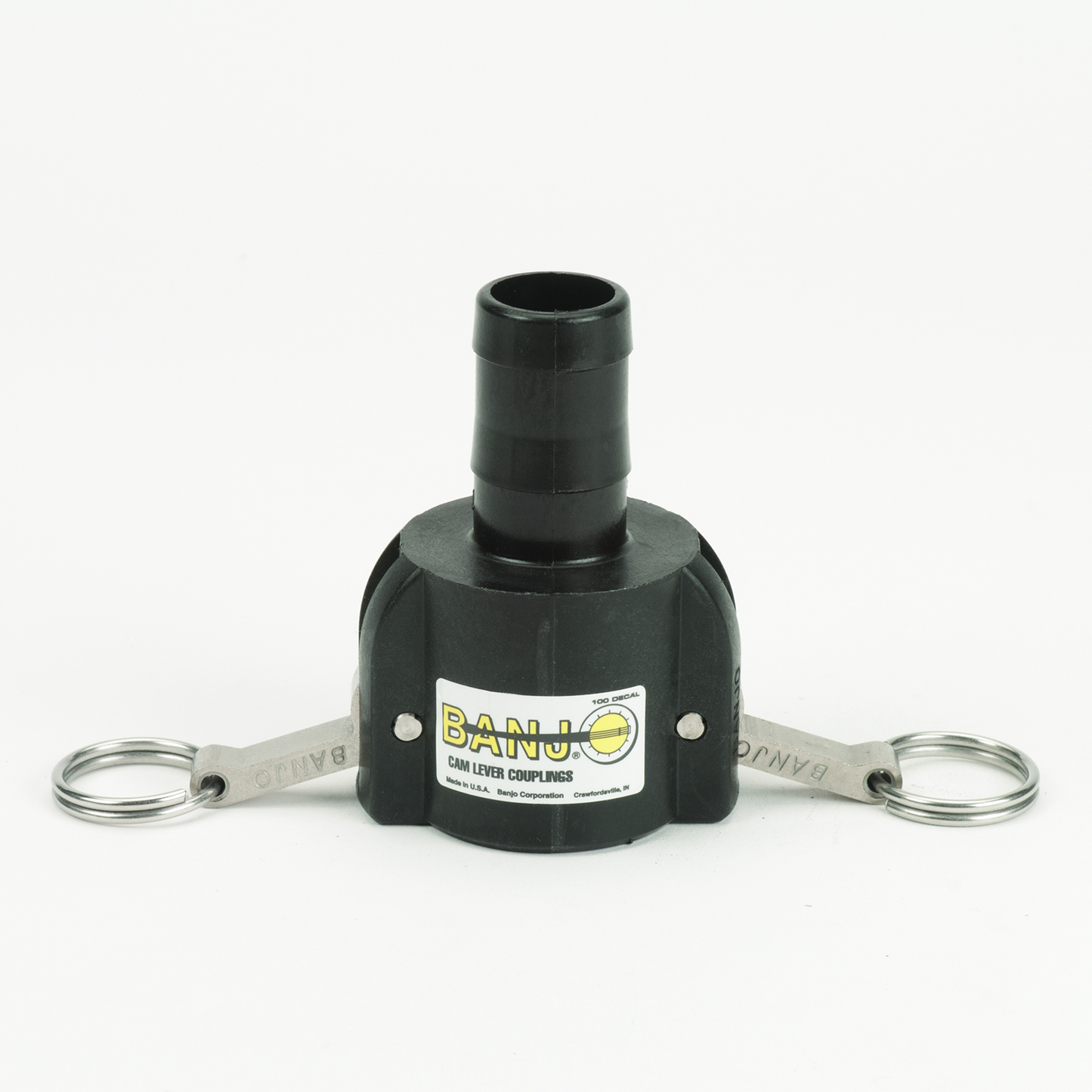 PP Adapter 1-inch HB X 1-inch FQDC | 100C | Banjo Corporation | Category-Adapter, Connector Type-Female QDC, Connector Type-HB