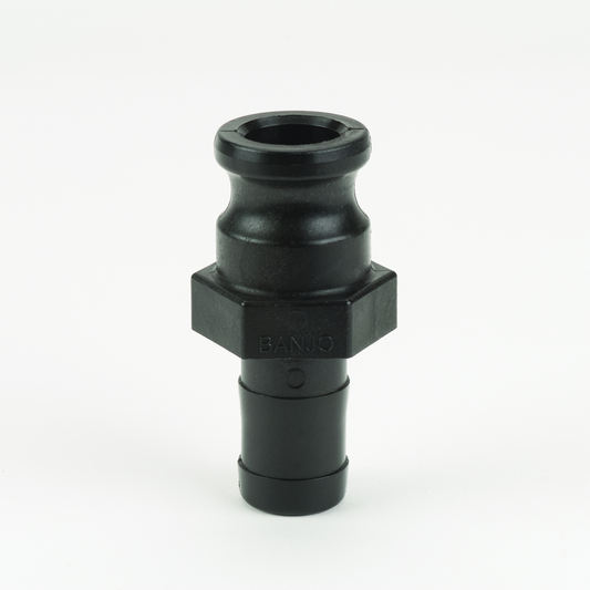 PP Adapter 1-inch HB X 1-inch MQDC | 100E | Banjo Corporation | Category-Adapter, Connector Type-HB, Connector Type-Male QDC