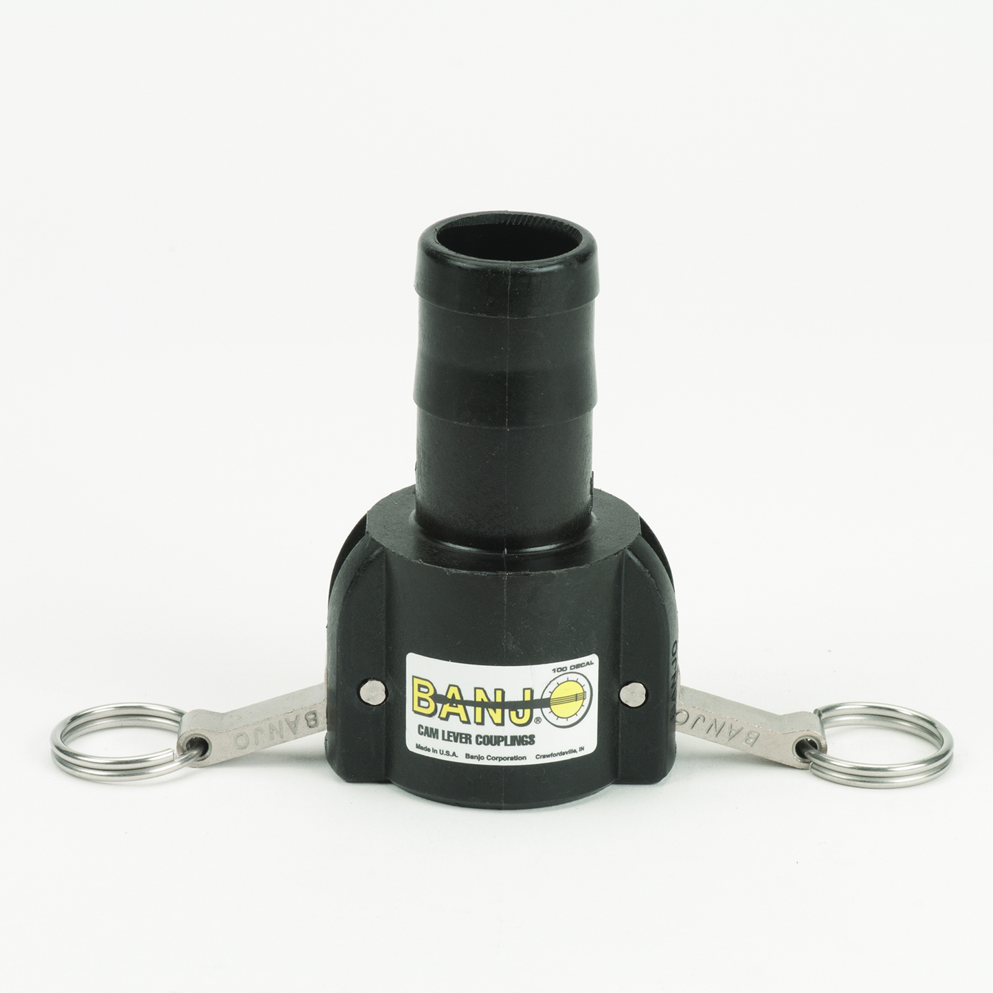 PP Adapter 1-inch FQDC X 1 1/4-inch HB | 125C | Banjo Corporation | Category-Adapter, Connector Type-Female QDC, Connector Type-HB