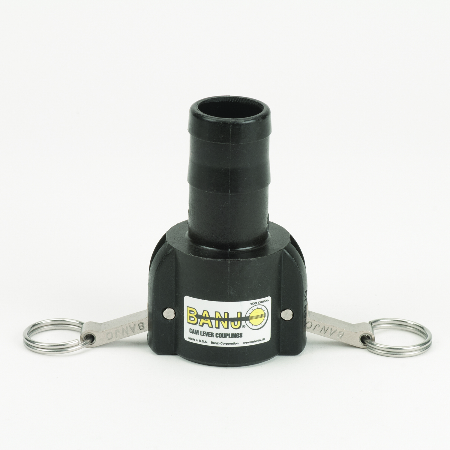 PP Adapter 1-inch FQDC X 1 1/4-inch HB | 125C | Banjo Corporation | Category-Adapter, Connector Type-Female QDC, Connector Type-HB