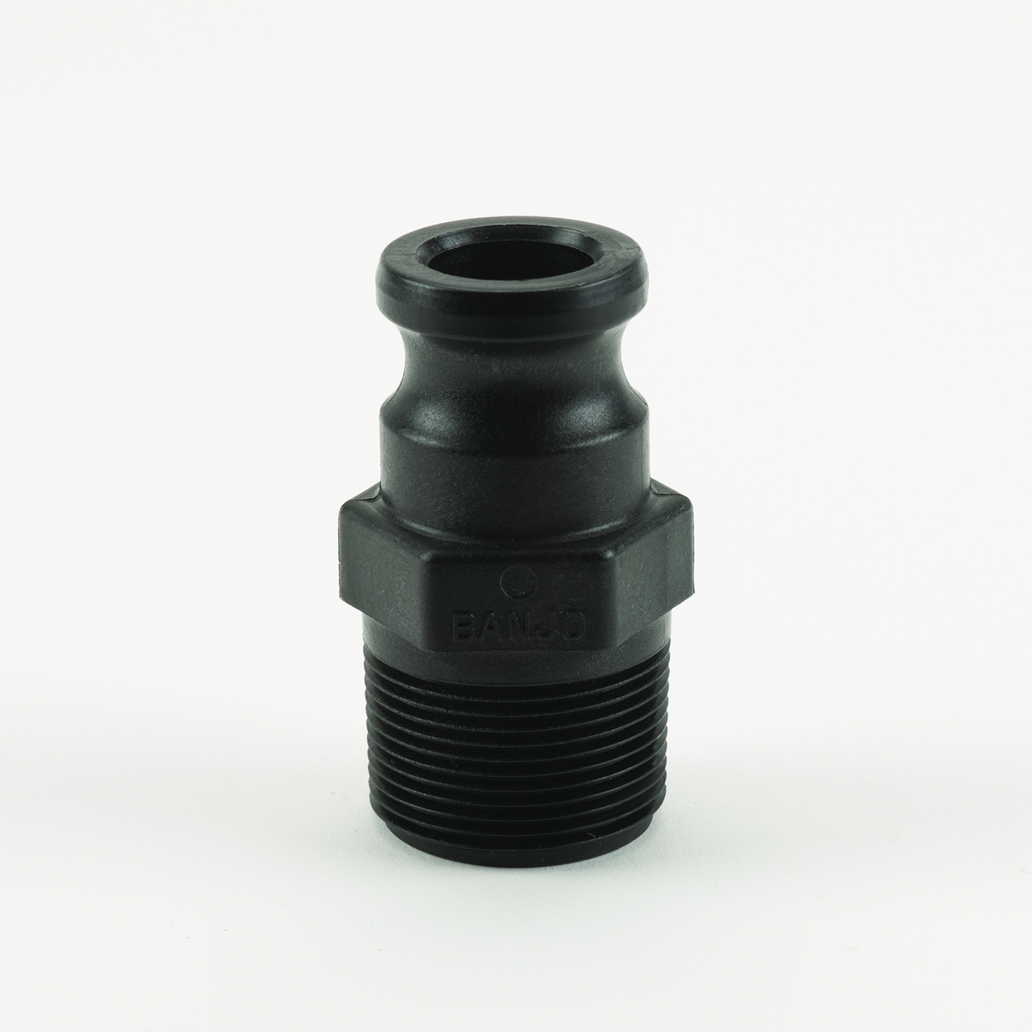 PP Adapter 1-inch MQDC X 1 1/4-inch MNPT | 125F | Banjo Corporation | Category-Adapter, Connector Type-Male NPT, Connector Type-Male QDC