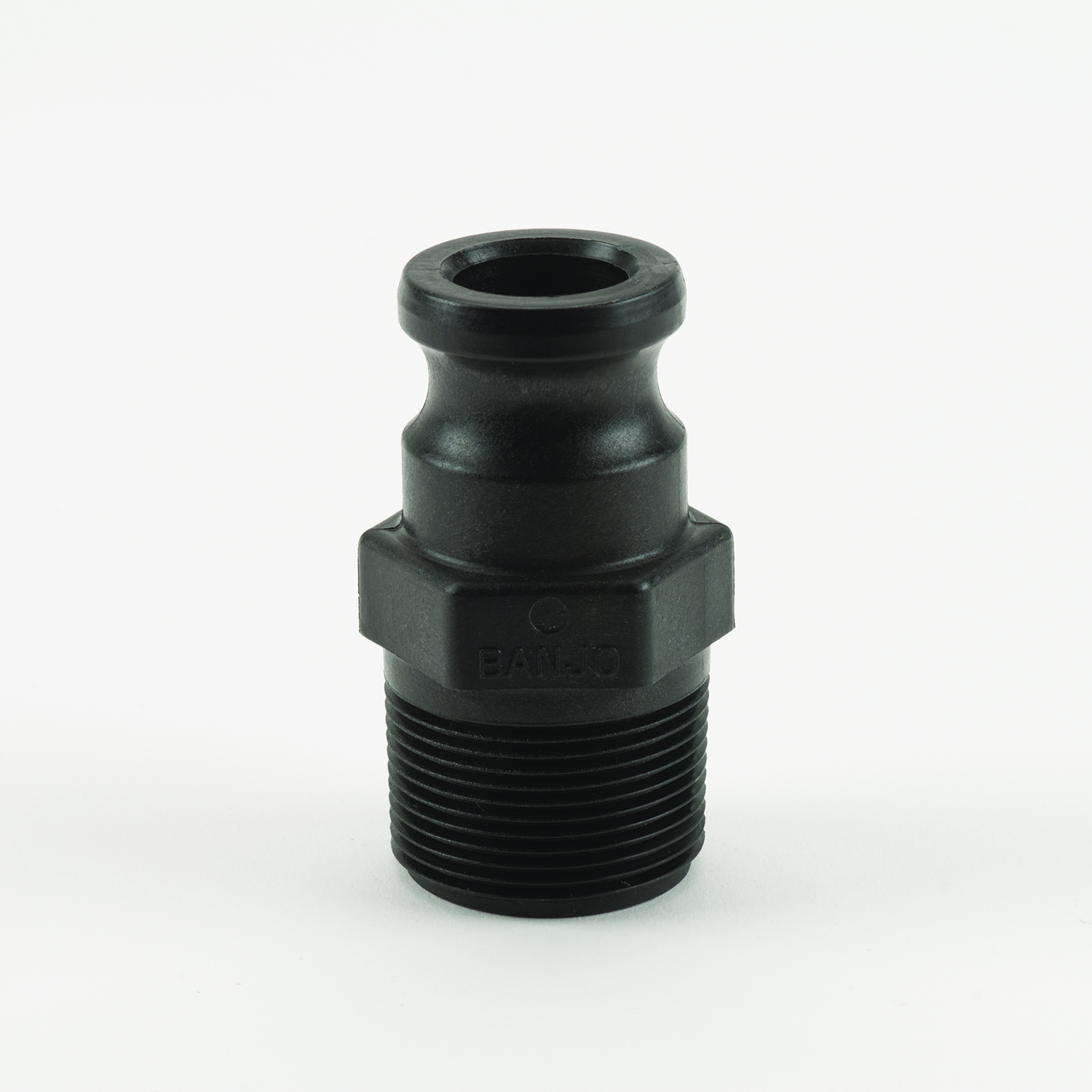 PP Adapter 1-inch MQDC X 1 1/4-inch MNPT | 125F | Banjo Corporation | Category-Adapter, Connector Type-Male NPT, Connector Type-Male QDC