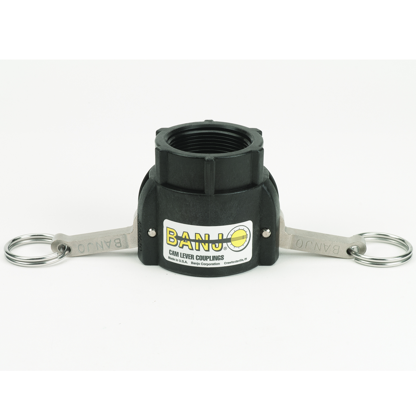 PP Adapter 1 1/2-inch FQDC X 1 1/2-inch FNPT | 150D | Banjo Corporation | Category-Adapter, Connector Type-Female NPT, Connector Type-Female QDC