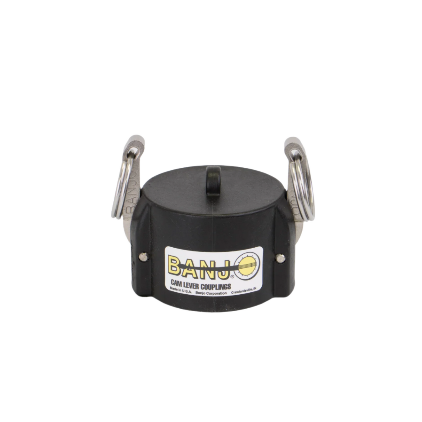 PP Cap 2-inch FQDC | 200CAP | Banjo Corporation | Category-Cap, Connector Type-Female QDC, Material-Polypropylene