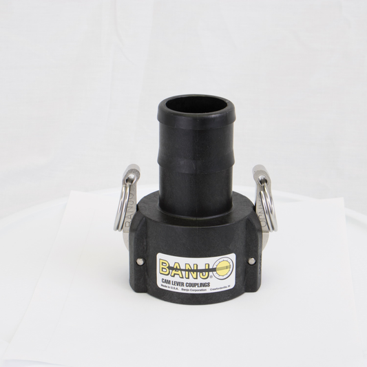 PP Adapter 2-inch FQDC X 2-inch HB | 200C | Banjo Corporation | Category-Adapter, Connector Type-Female QDC, Connector Type-HB