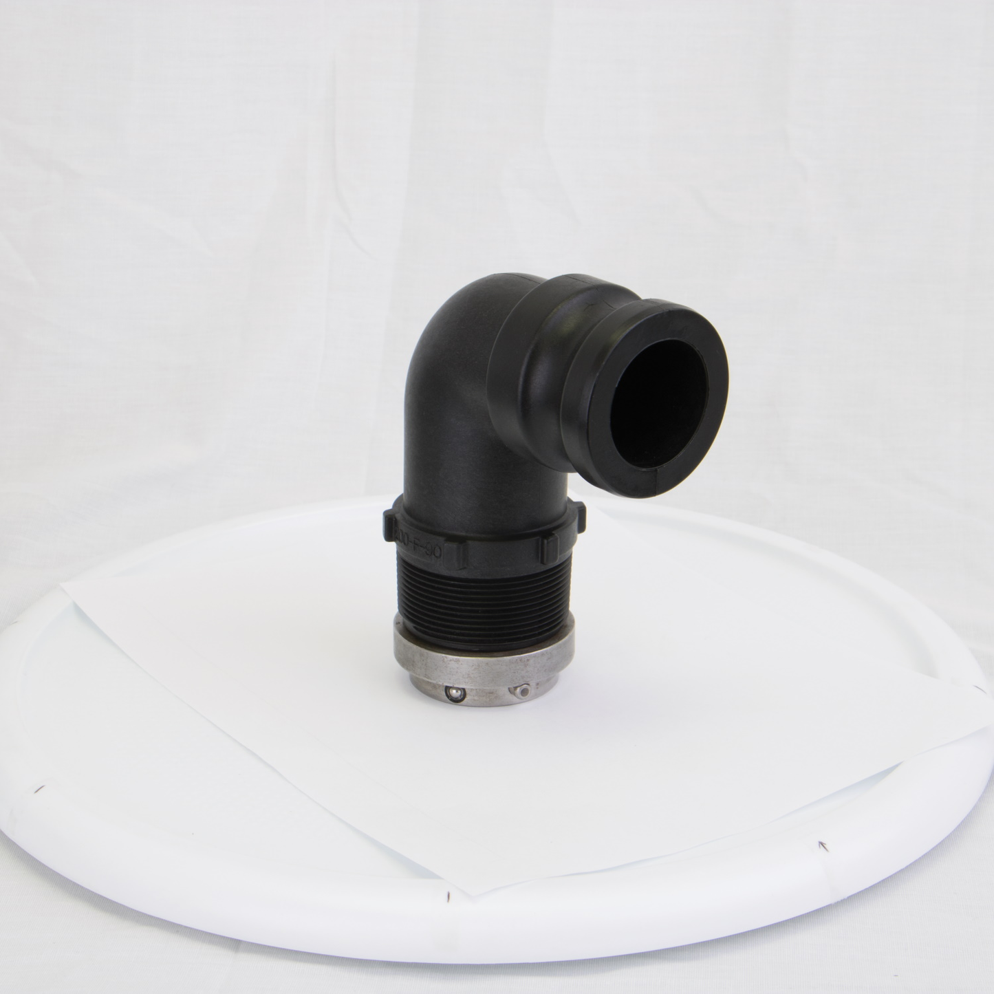 PP Elbow 90 DEG 2-inch MQDC X 2-inch MNPT | 200F90 | Banjo Corporation | Category-Elbow, Connector Type-Male NPT, Connector Type-Male QDC