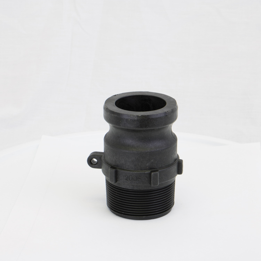 PP Adapter 2-inch MQDC X 2-inch MNPT | 200F | Banjo Corporation | Category-Adapter, Connector Type-Male NPT, Connector Type-Male QDC