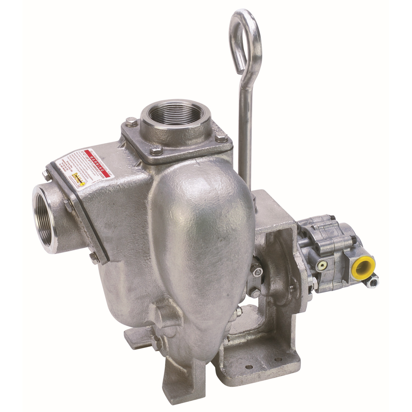 2-inch SS Pump w/ 12 HP Hydraulic Motor | 200PHYSS | Banjo Corporation | Category-Pump, Connector Type-Female NPT, Material-Stainless Steel