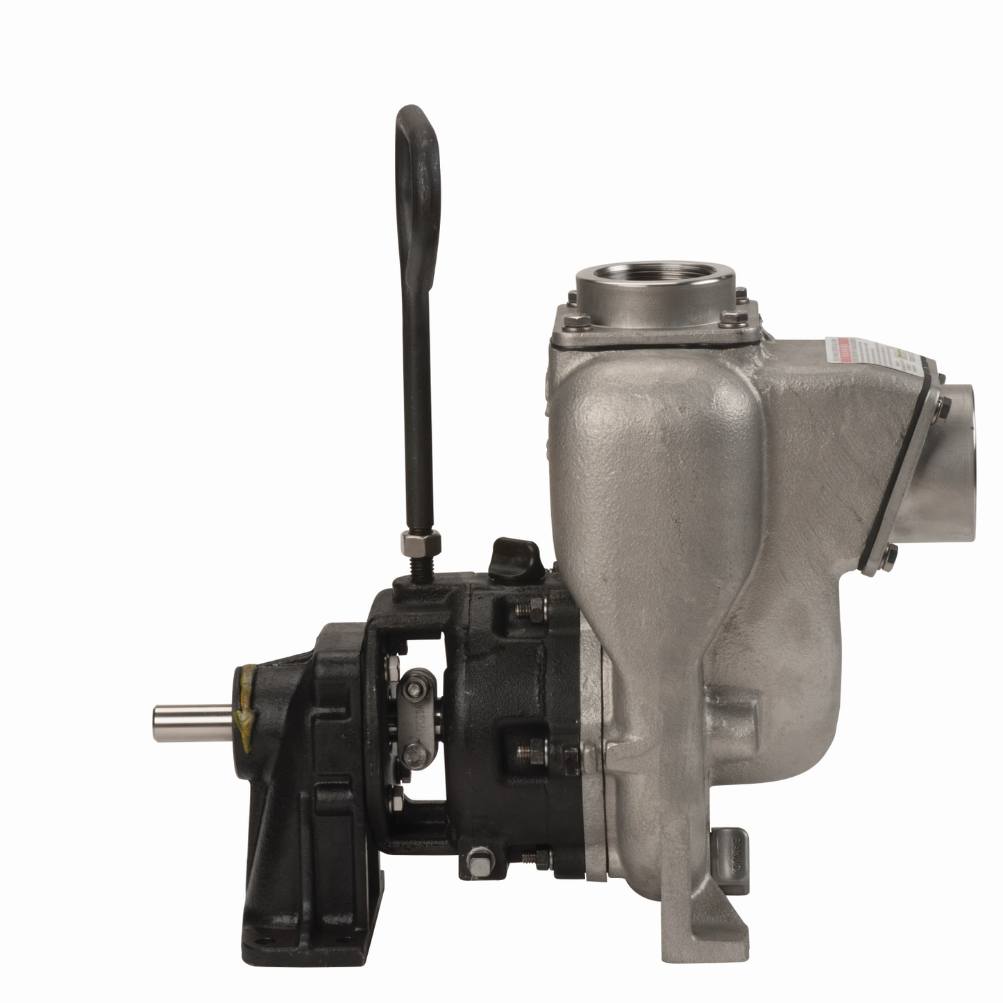 2-inch SS WS Pump w/ Bearing Pedestal | 201PBSSW | Banjo Corporation | Category-Pump, Connector Type-Female NPT, Material-Stainless Steel