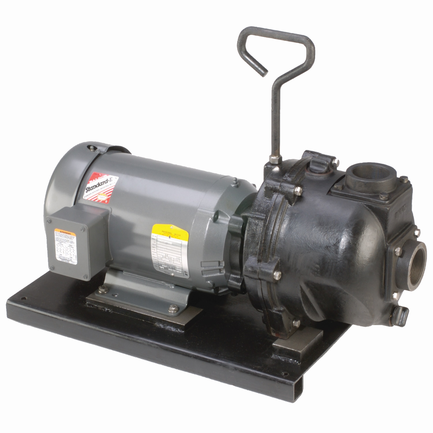 2-inch CI Pump WTH 5 HP Three Phase Electric Motor | 222PIE5 | Banjo Corporation | Category-Pump, Connector Type-Female NPT, Material-Cast Iron