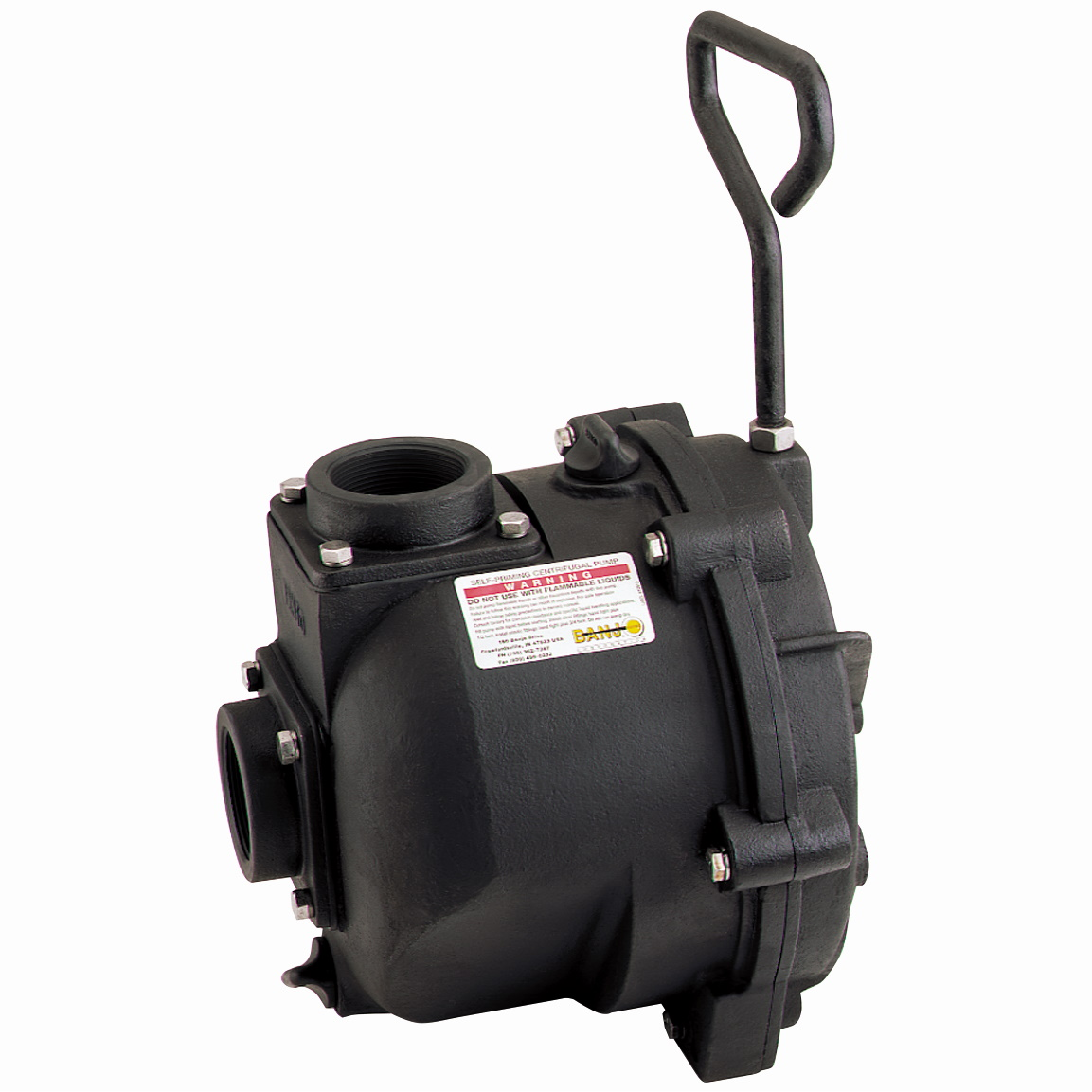 2-inch CI Pump Only w/ Full Impeller | 222POI | Banjo Corporation | Category-Pump, Connector Type-Female NPT, Material-Cast Iron