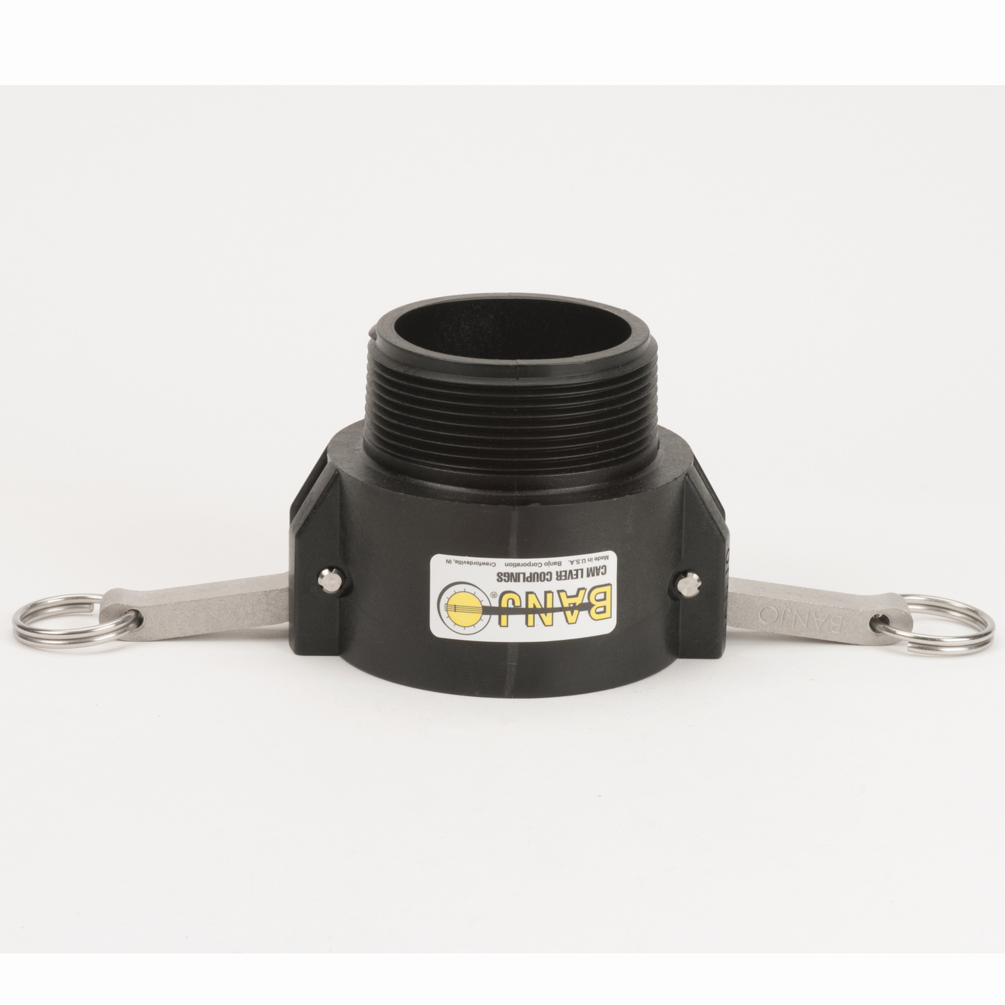 PP Adapter 3-inch FQDC X 3-inch MNPT | 300B | Banjo Corporation | Category-Adapter, Connector Type-Female QDC, Connector Type-Male NPT
