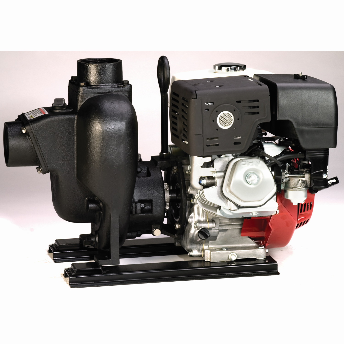 3-inch CI WS Pump w/ 13HP Honda Engine w/ Electric Start Pull R | 301PIH13W | Banjo Corporation | Category-Pump, Connector Type-Female NPT, Material-Cast Iron