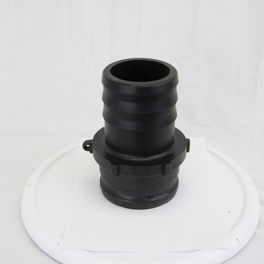 PP Adapter 4-inch MQDC X 4-inch HB | 400E | Banjo Corporation | Category-Adapter, Connector Type-HB, Connector Type-Male QDC