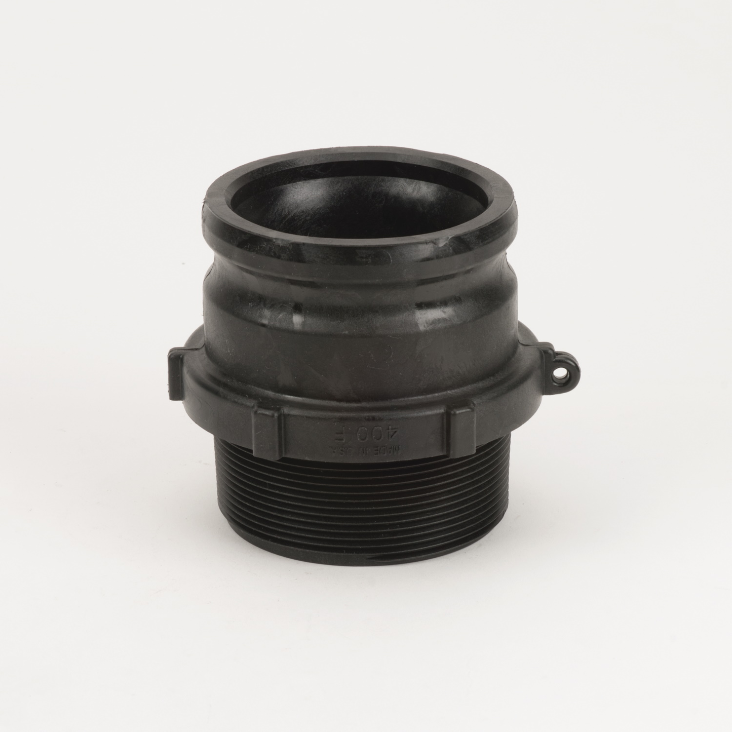 PP Adapter 4-inch MQDC X 4-inch MNPT | 400F | Banjo Corporation | Category-Adapter, Connector Type-Male NPT, Connector Type-Male QDC