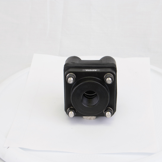 3/4-inch X 1-inch Threaded Bolted Tank Flange w/ EPDM Gasket | BF075 | Banjo Corporation | Category-Bulkhead, Connector Type-Female NPT, Material-Polypropylene