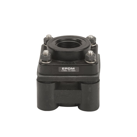 1-inch X 1-inch Threaded Bolted Poly Flange w/ EPDM Gasket | BF100BD | Banjo Corporation | Category-Bulkhead, Connector Type-Female NPT, Material-Polypropylene