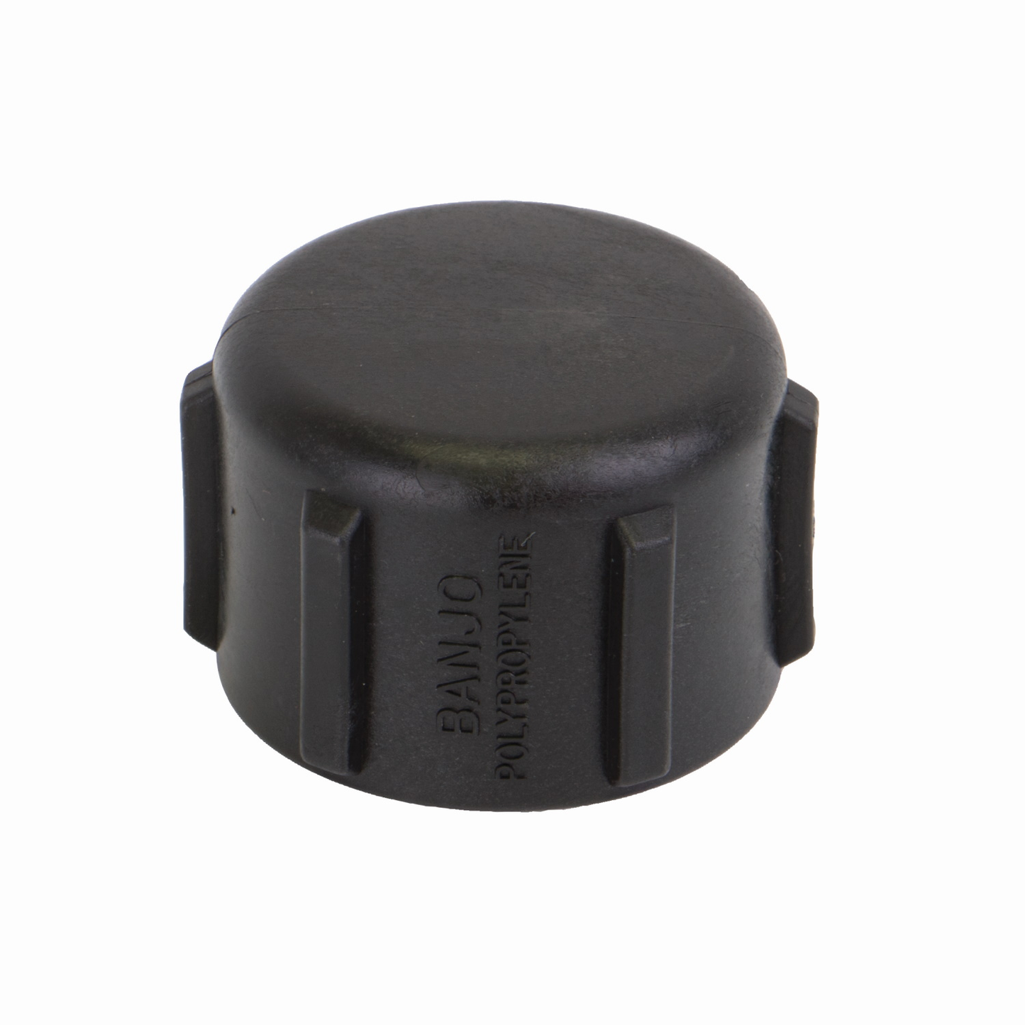 PP Cap 1 1/4-inch FNPT | CAP125 | Banjo Corporation | Category-Cap, Connector Type-Female NPT, Material-Polypropylene