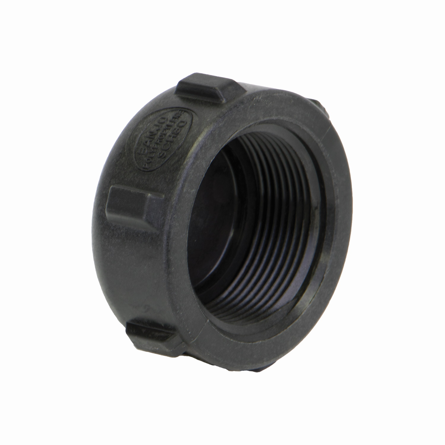 PP Cap 1 1/2-inch FNPT | CAP150 | Banjo Corporation | Category-Cap, Connector Type-Female NPT, Material-Polypropylene