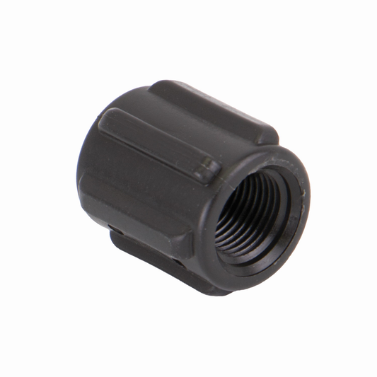 PP Adapter 3/8-inch FNPT X 3/8-inch FNPT | CPLG038 | Banjo Corporation | Category-Adapter, Connector Type-Female NPT, Material-Polypropylene