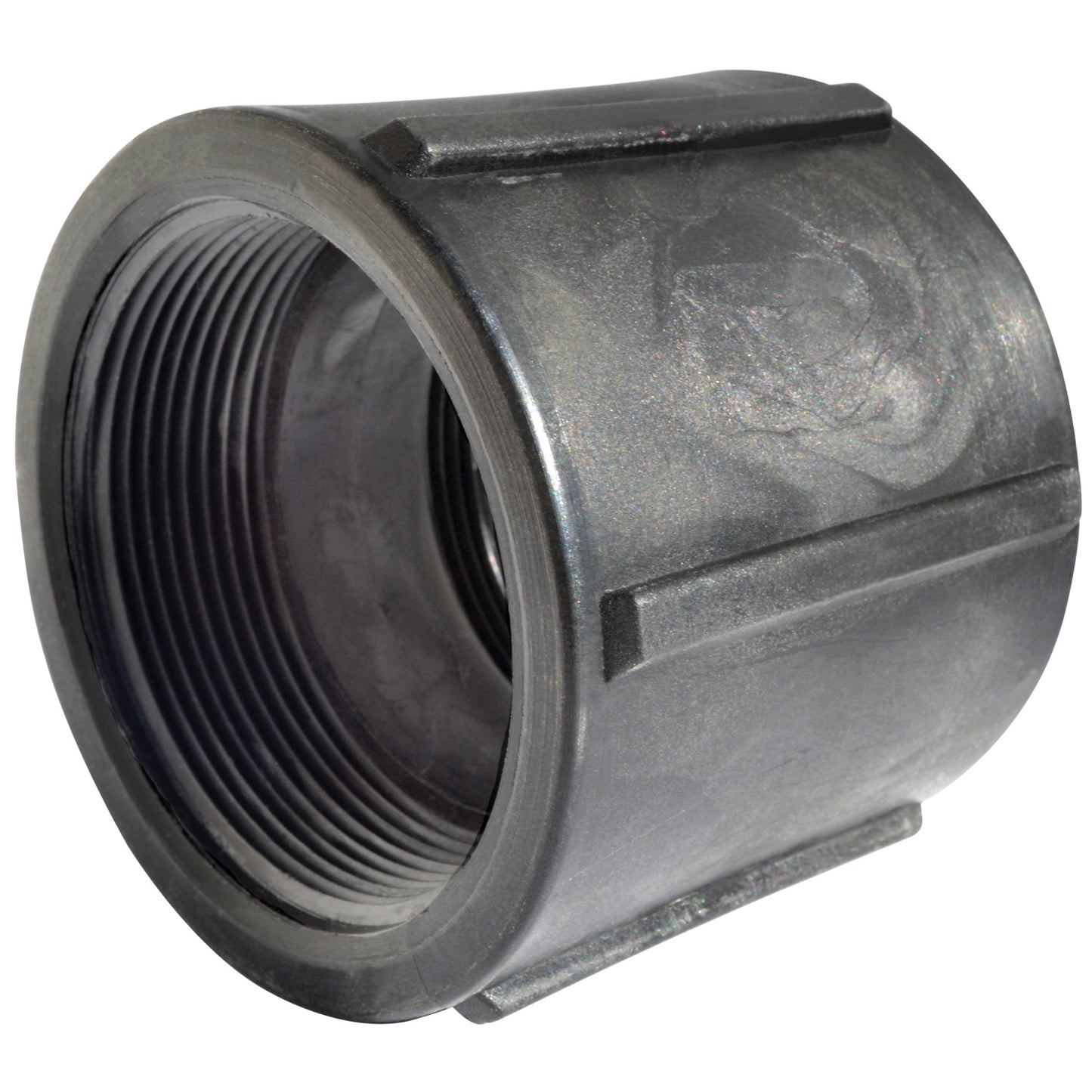 PP Adapter 1 1/4-inch FNPT X 1 1/4-inch FNPT | CPLG125 | TerreMax | Category-Adapter, Connector Type-Female NPT, Material-Polypropylene
