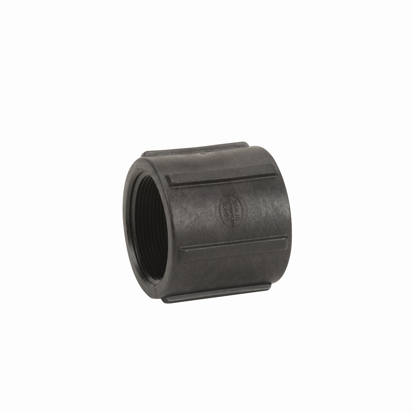 PP Adapter 2-inch FNPT X 2-inch FNPT | CPLG200 | Banjo Corporation | Category-Adapter, Connector Type-Female NPT, Material-Polypropylene