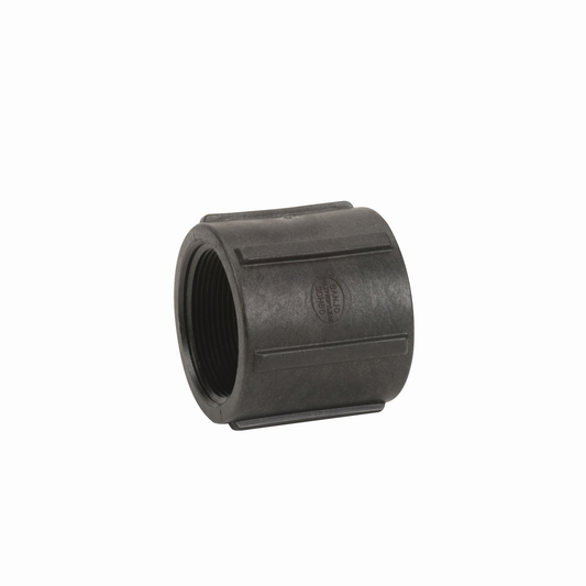 PP Adapter 2-inch FNPT X 2-inch FNPT | CPLG200 | Banjo Corporation | Category-Adapter, Connector Type-Female NPT, Material-Polypropylene