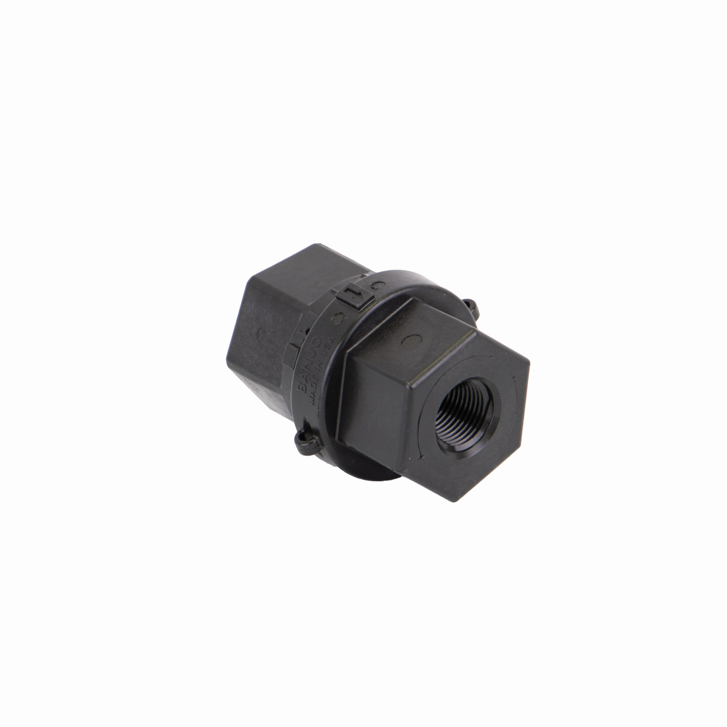 1/2-inch Check Valve | CV050 | Banjo Corporation | Category-Valve, Connector Type-Female NPT, Material-Polypropylene