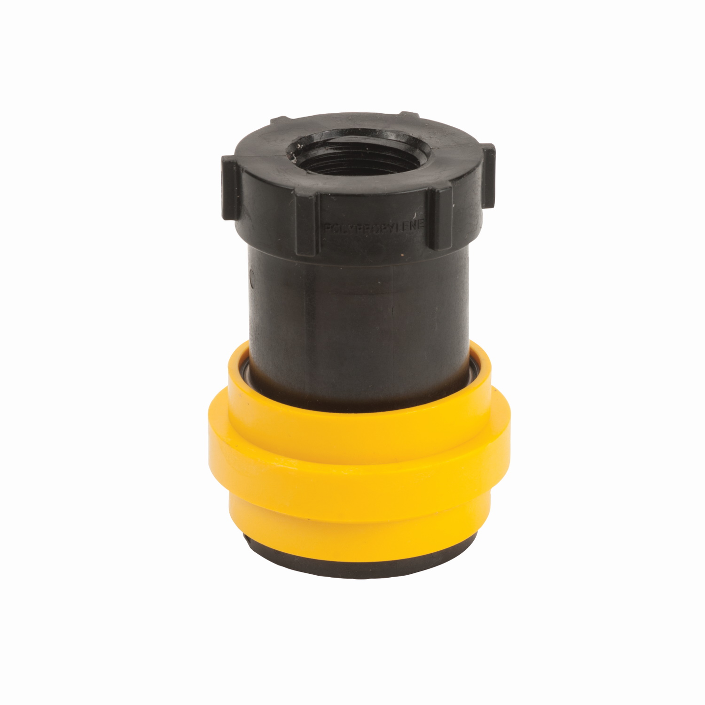 Female Dry Poppet Coupler 1-inch Female NPT Threads w/ FKM Seals | DPCF100 | Banjo Corporation | Category-Valve, Connector Type-Female Dry Mate, Material-Polypropylene