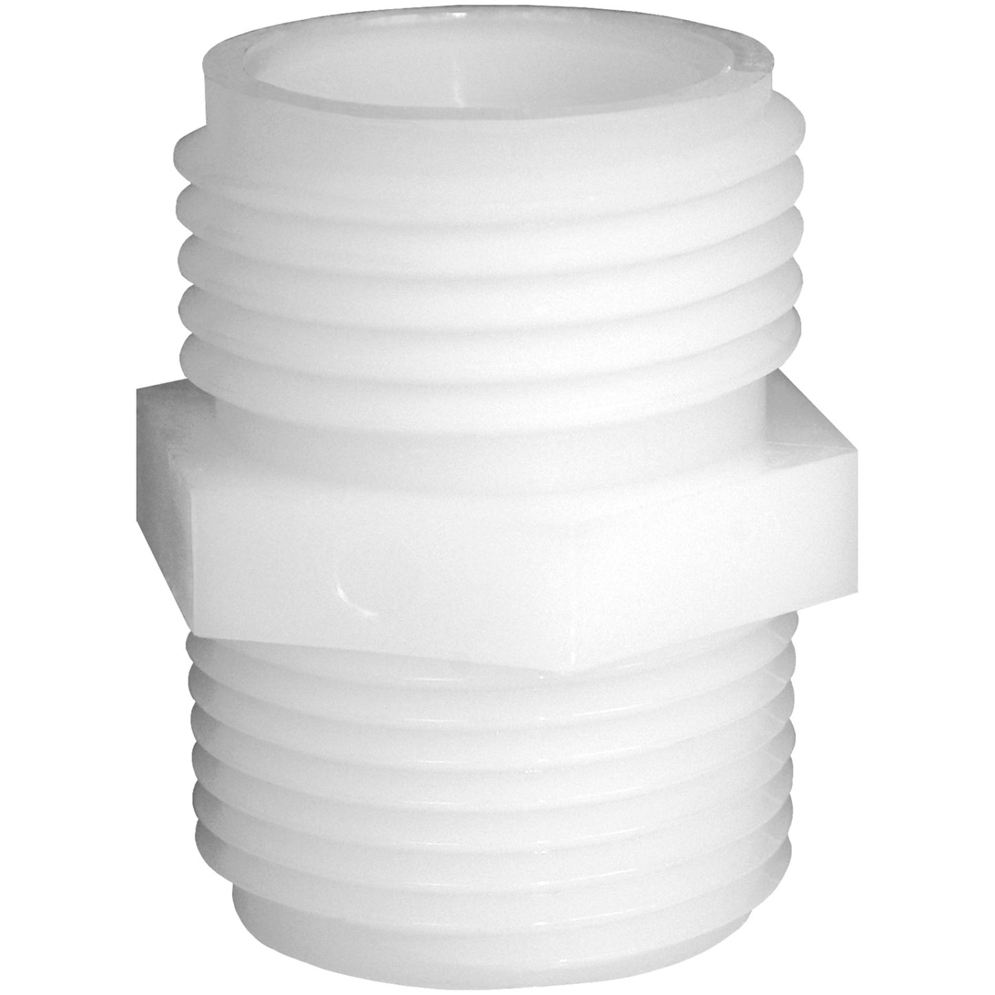 PL Adapter 3/4-inch MGHT X 3/8-inch MNPT | E3438 | TerreMax | Category-Adapter, Connector Type-Male GHT, Connector Type-Male NPT