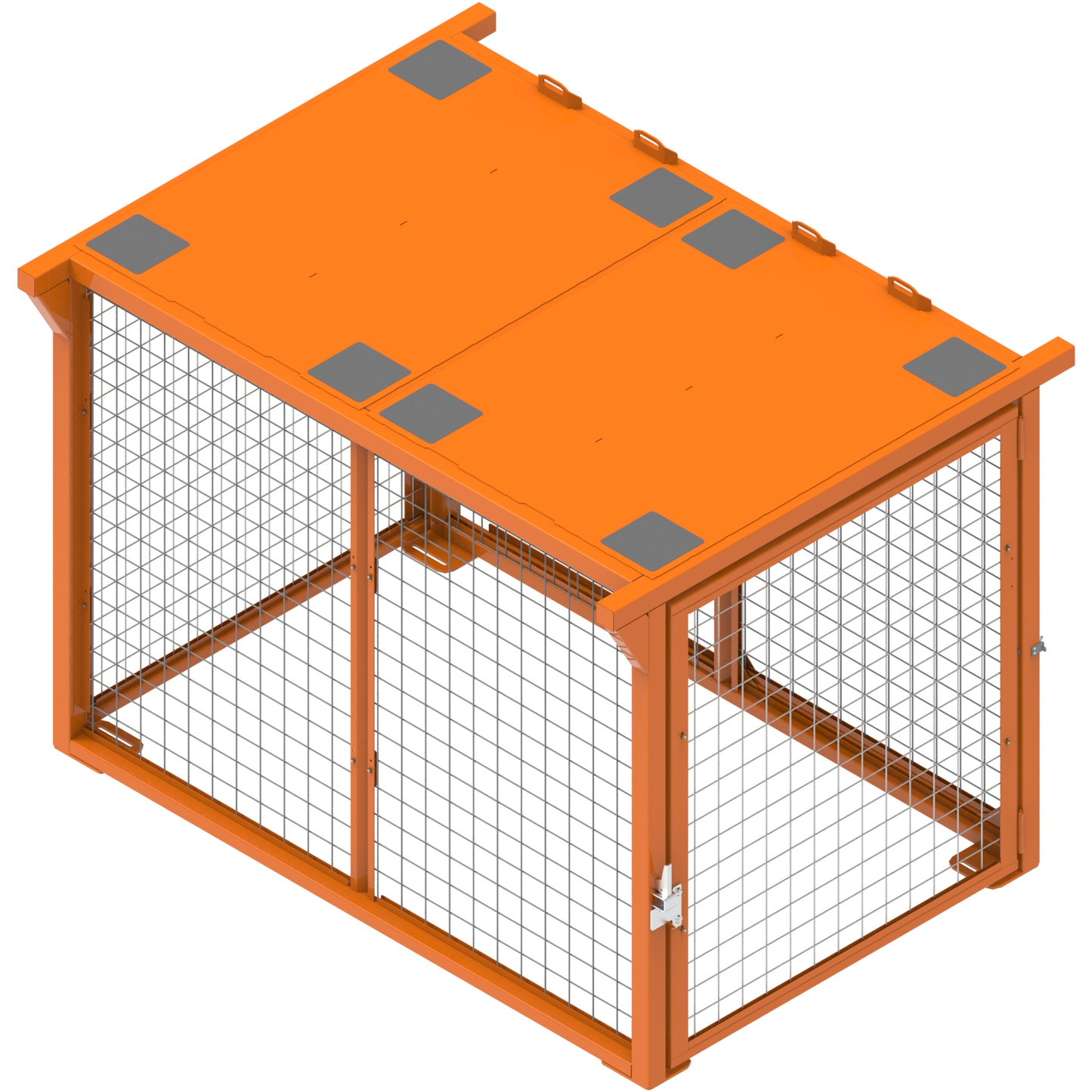 6' Cage with Tote Platform | KIT400079 | PhiBer | Category-Cage, Category-Platform
