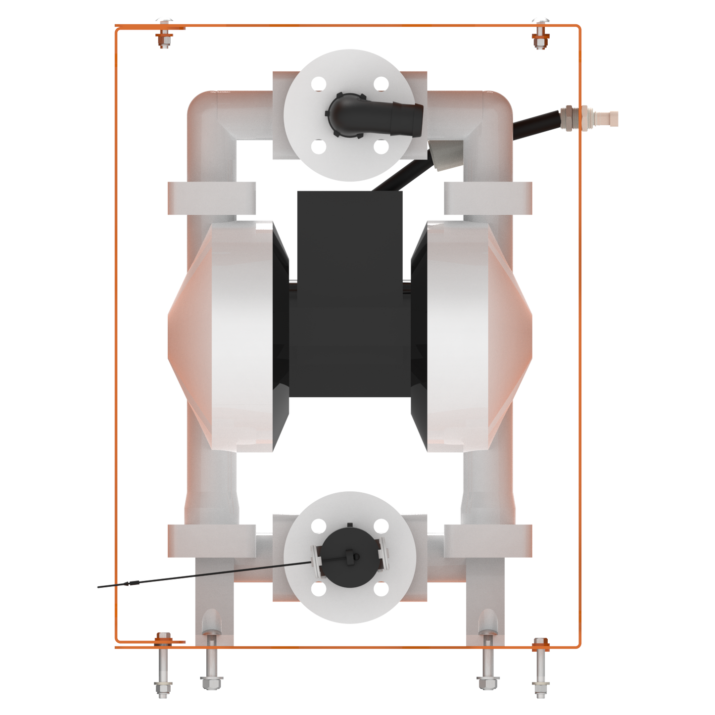 1-inch Stacking Air Diaphragm Pump KIT | ECM400128 | PhiBer | Category-Pump