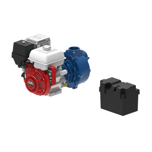 John Blue Cast Iron Pump w/ 13HP Honda Engine, Electric Start & Battery