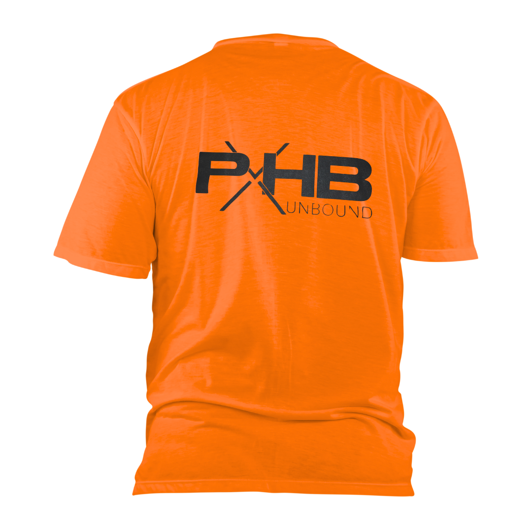 2XL - PhiBer Adult Unbound Orange T-Shirt - 2XL - Heavy Cotton