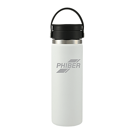 PhiBer Hydro Flask (20oz) White | ECM980033 | PhiBer | Colour-White, Type-PhiBer Hydro Flask (20oz)