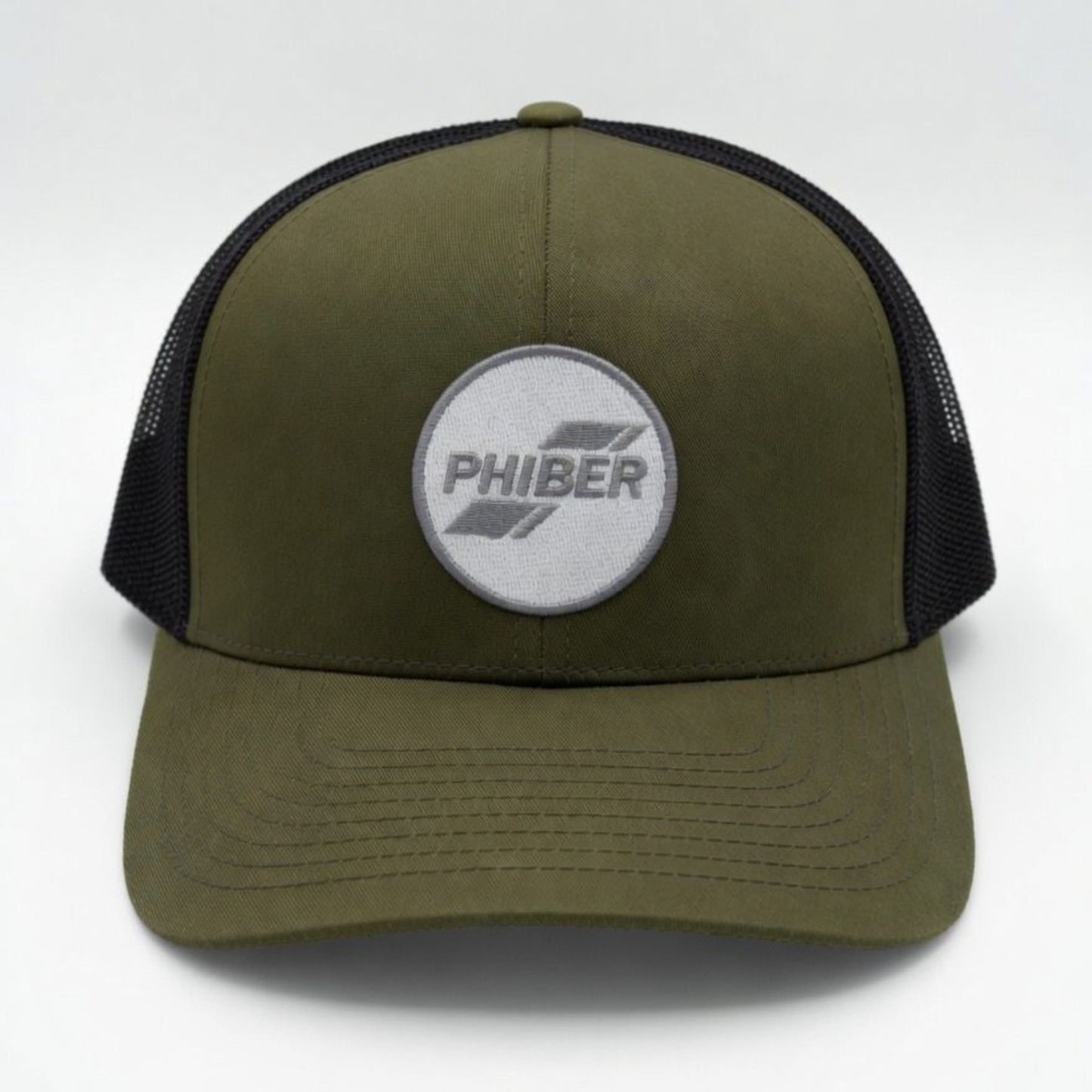 PhiBer Moss/Charcoal Hat w/ Embroidered Patch