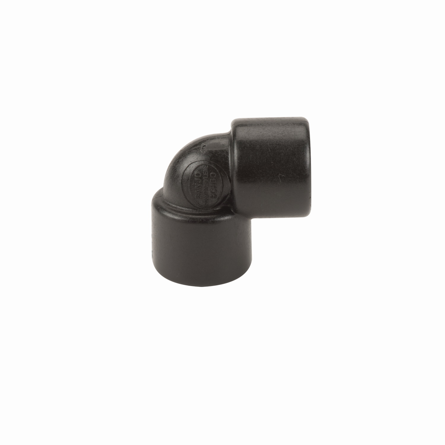PP Elbow 90 DEG 1/2-inch FNPT X 1/2-inch FNPT | EL050-90 | Banjo Corporation | Category-Elbow, Connector Type-Female NPT, Material-Polypropylene