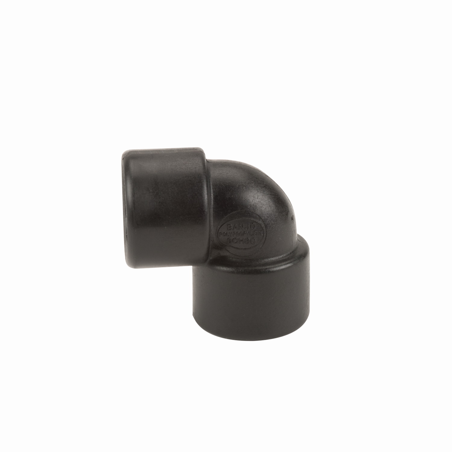 PP Elbow 90 DEG 3/4-inch FNPT X 3/4-inch FNPT | EL075-90 | Banjo Corporation | Category-Elbow, Connector Type-Female NPT, Material-Polypropylene