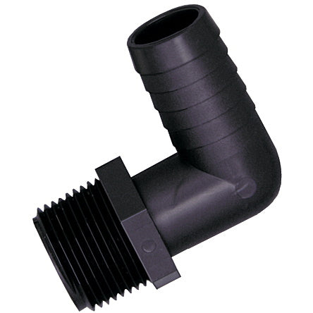PP Elbow 3/4-inch MGHT X 3/4-inch HB | EL3458GP | TerreMax | Category-Elbow, Connector Type-HB, Connector Type-Male GHT