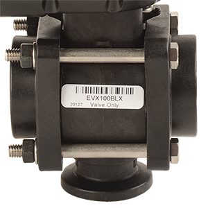 1-inch EVX NPT Bottom Load Valve Only | EVX100BLX | Banjo Corporation | Category-Valve, Connector Type-Female NPT, Material-Polypropylene