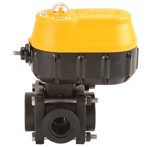 1 1/4-inch EVX SP NPT Side Load 3/4-inch SEC WWC 3W | EVX125SL | Banjo Corporation | Category-Valve, Connector Type-Female NPT, Material-Polypropylene