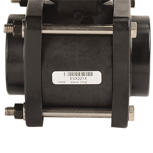 2-inch EVX FP NPT Bolted Valve Only | EVX221X | Banjo Corporation | Category-Valve, Connector Type-Female NPT, Material-Polypropylene